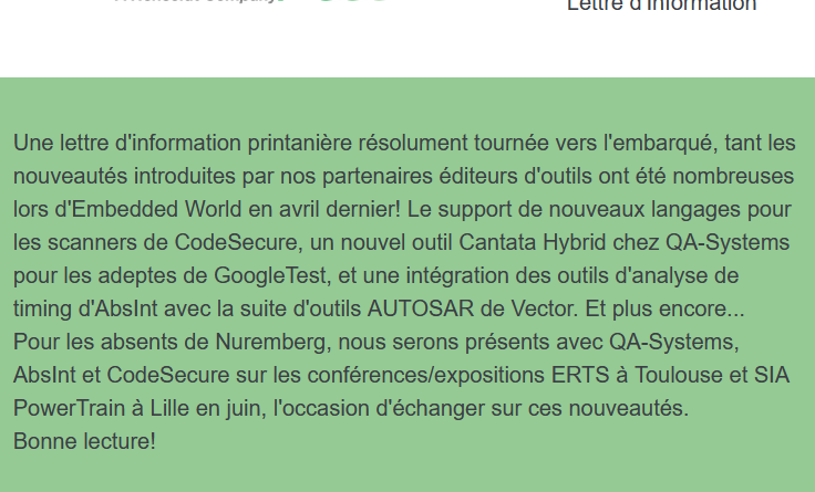 newsletter